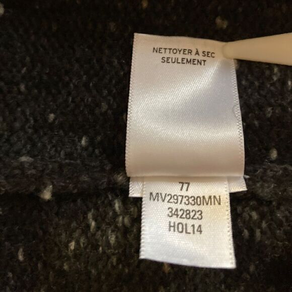 NWT Nordstrom Patch Merino Wool Blend Men's Sweater Size XXL Dark Grey MLNG - Picture 11 of 12